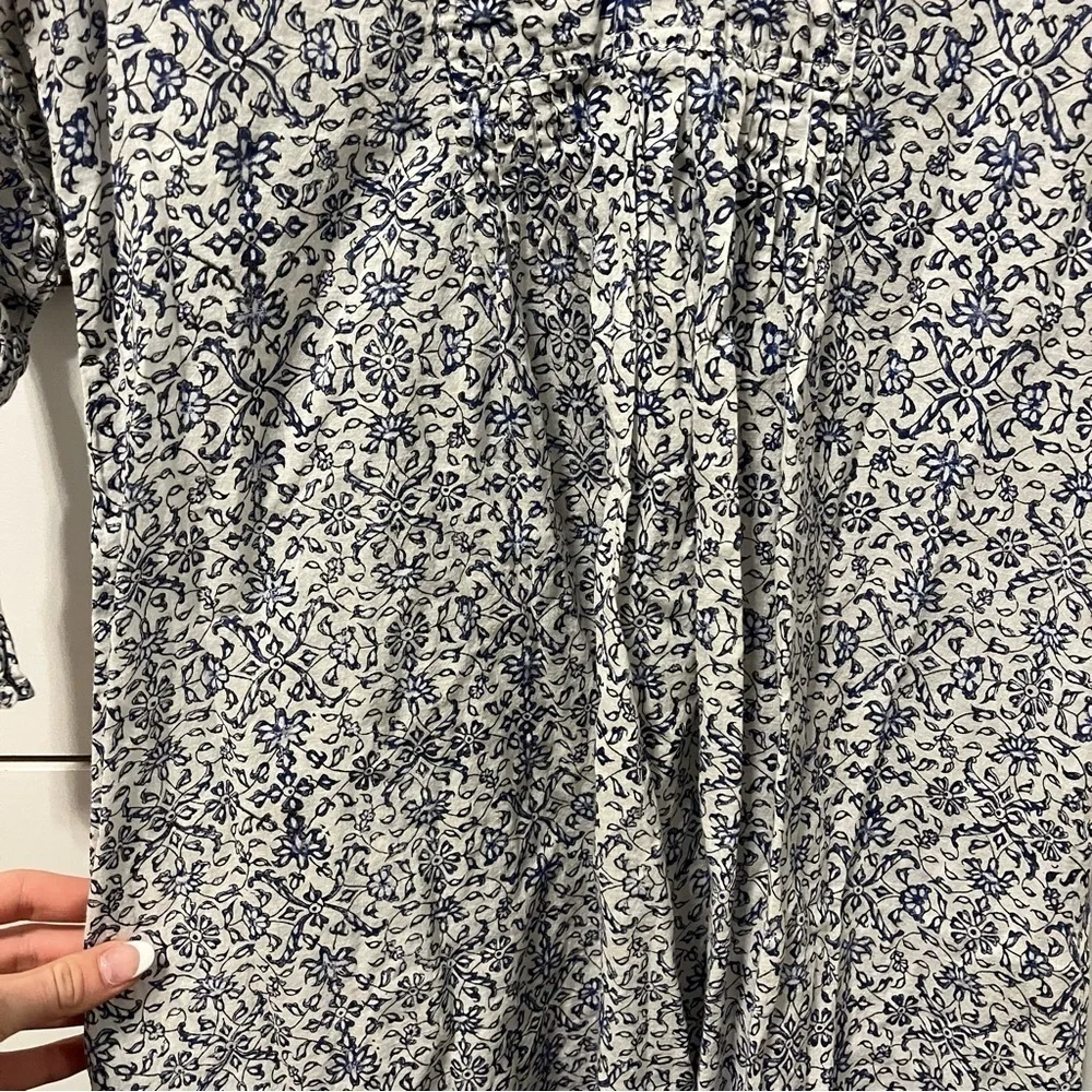 Roller Rabbit White & Blue Floral Dress